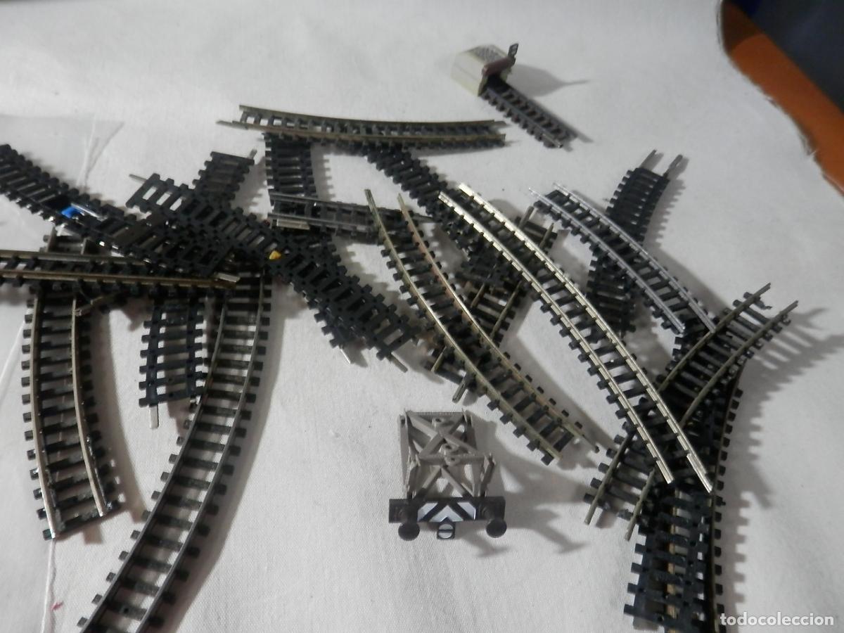 Trenes escala: LOTE VIAS ESCALA N DE MINITRIX