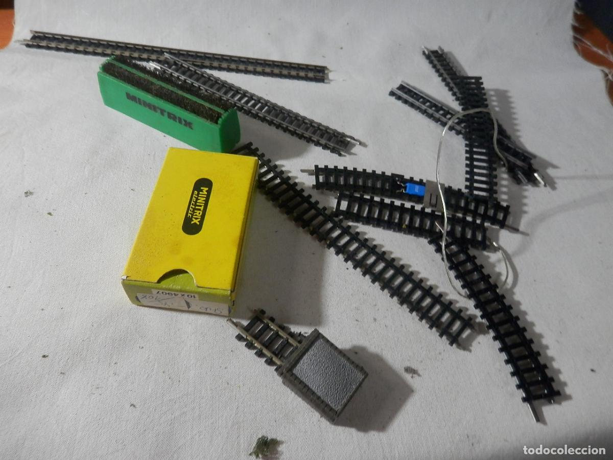 Trenes escala: LOTE VIAS ESCALA N DE MINITRIX