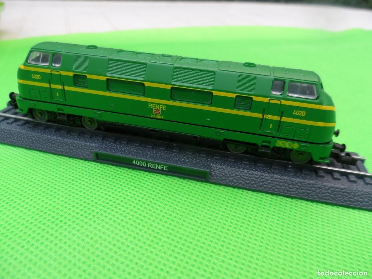 Trenes escala: LOCOMOTORA 4000 RENFE ESCALA N