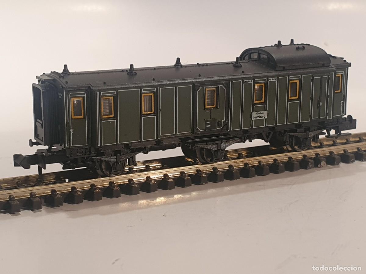 Trenes escala: Escala N 1/160 vag&oacute;n pasajeros trix minitrix