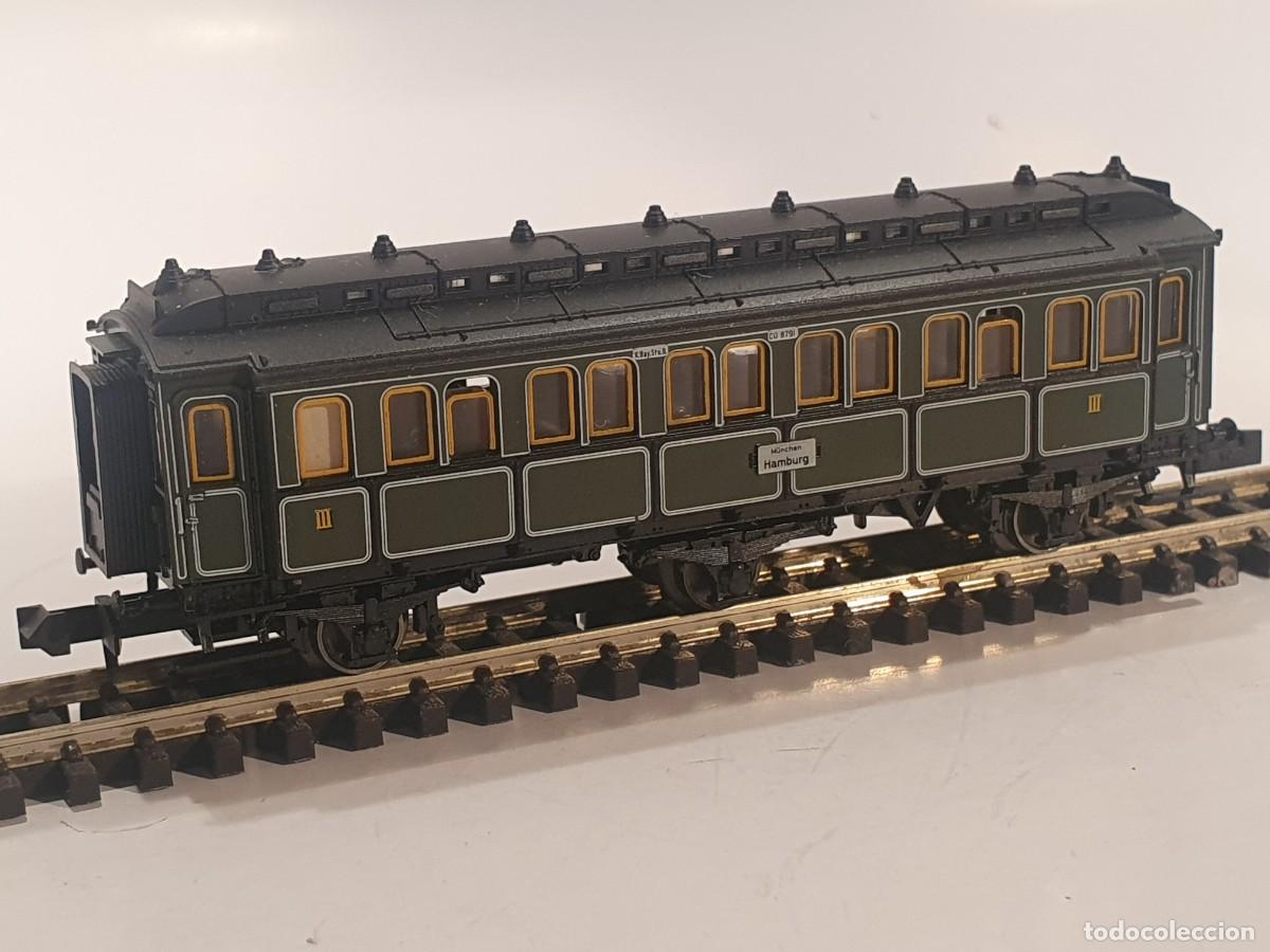 Trenes escala: Escala N 1/160 vag&oacute;n pasajeros trix minitrix
