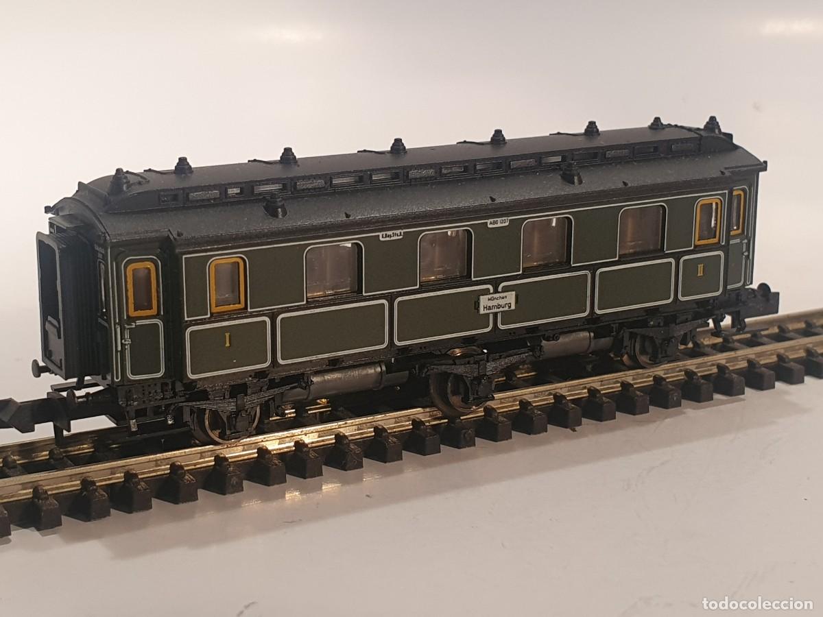 Trenes escala: Escala N 1/160 vag&oacute;n pasajeros trix minitrix