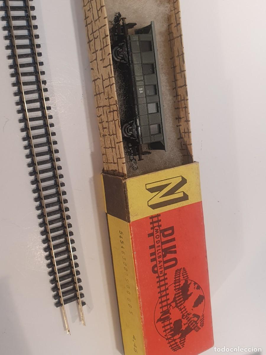 Trenes escala: Escala N 1/160 vag&oacute;n pasajeros piko antiguo