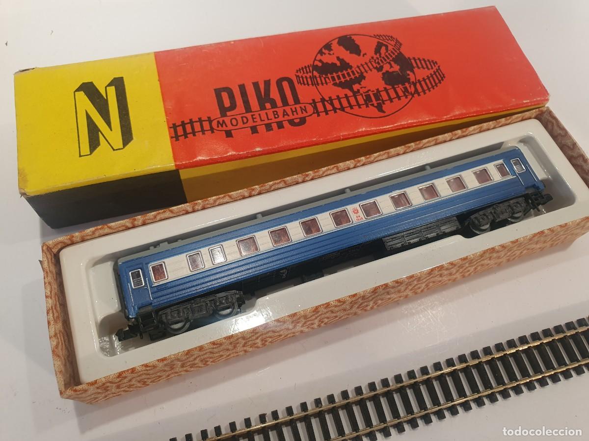 Trenes escala: Escala N 1/160 vag&oacute;n pasajeros piko antiguo