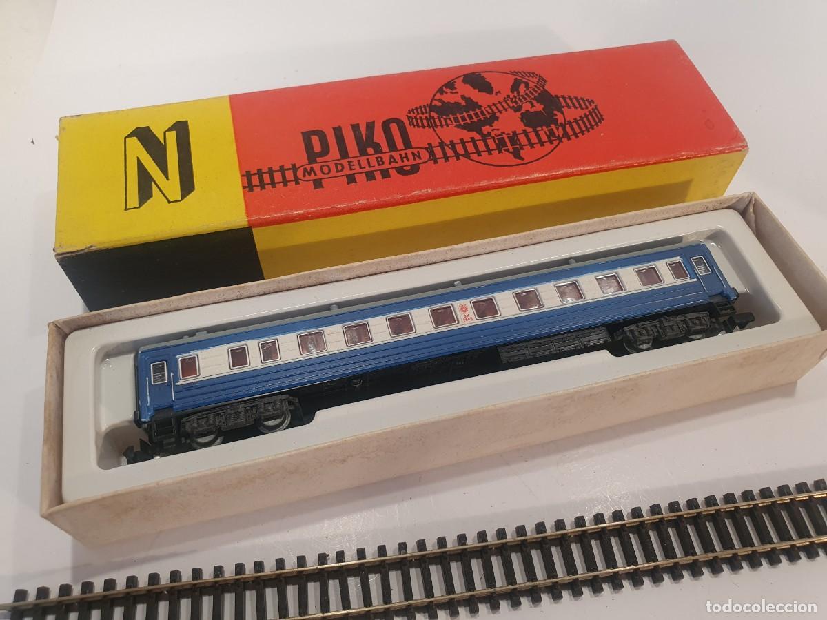 Trenes escala: Escala N 1/160 vag&oacute;n pasajeros piko antiguo