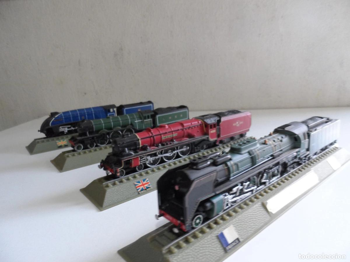 Trenes escala: 4 LOCOMOTORAS ESTATICAS ESCALA N