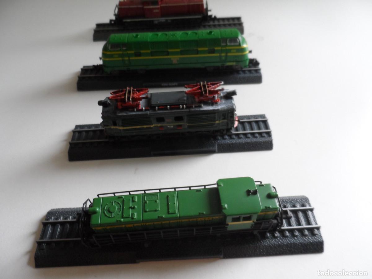 Scale Trains: 4 LOCOMOTORAS ESTATICAS SIN MOTOR ESCALA N LOTE