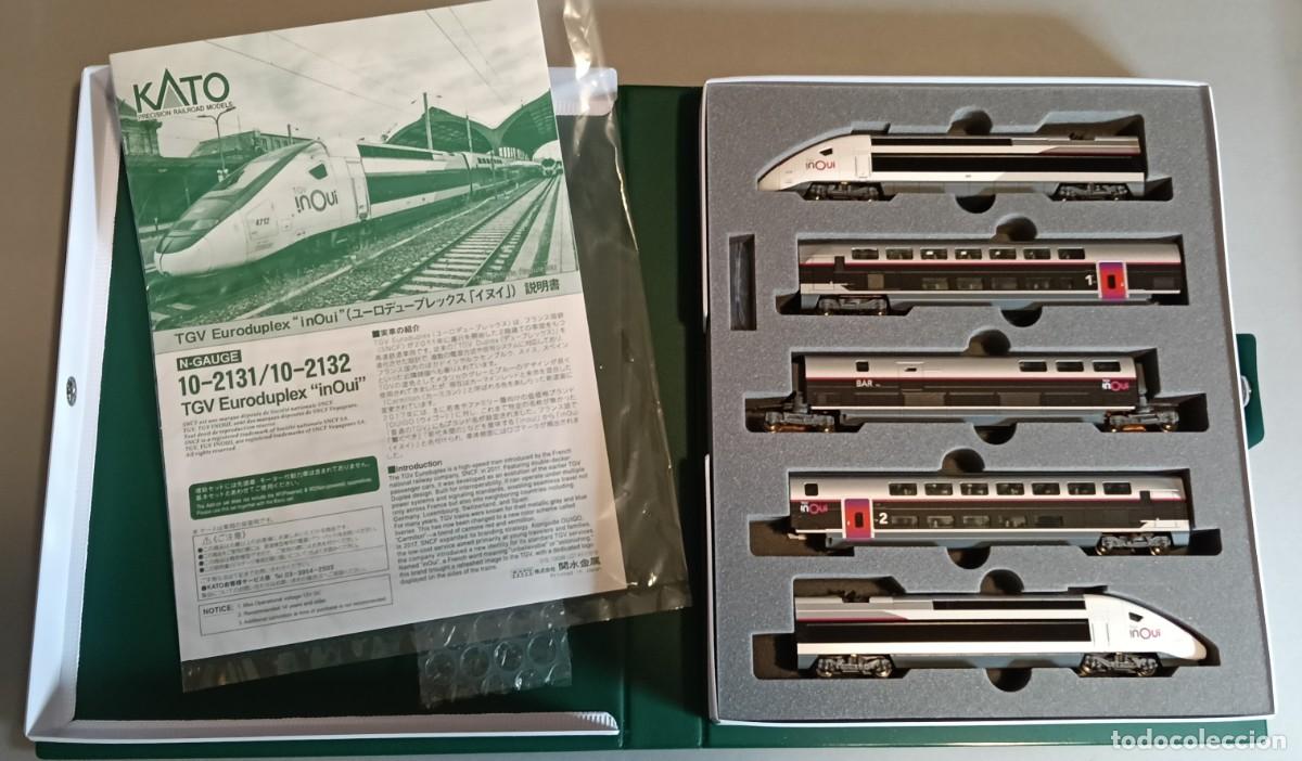 Trenes escala: COMPOSICI&Oacute;N TGV DUPLEX &ldquo;IN-OUI&rdquo; KATO DIGITAL COMPLETA