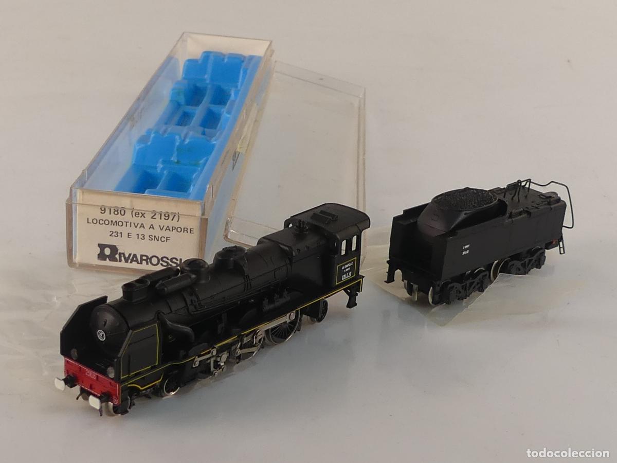Trenes escala: LOCOMOTORA CON TENDER RIVAROSSI ESCALA -N-