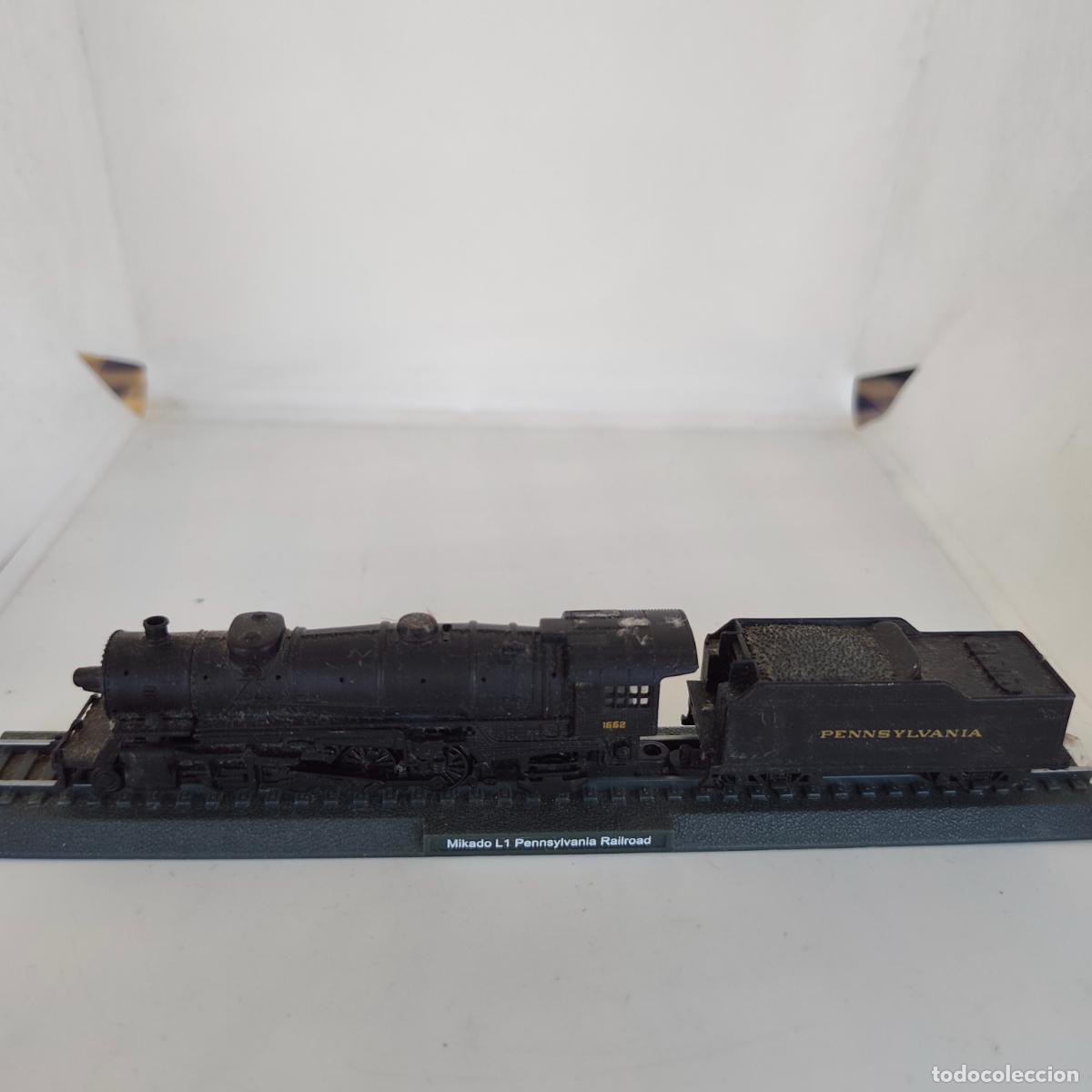 Trenes escala: TREN EST&Aacute;TICO CIL ESCALA N 1:160. MIKADO L1 PENNSYLVANIA RAILROAD.
