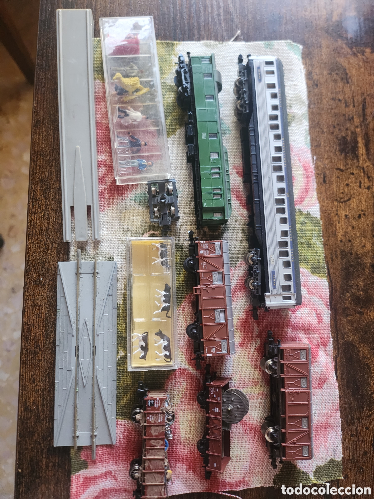 Trenes escala: Lote vagones y accesorios escala N