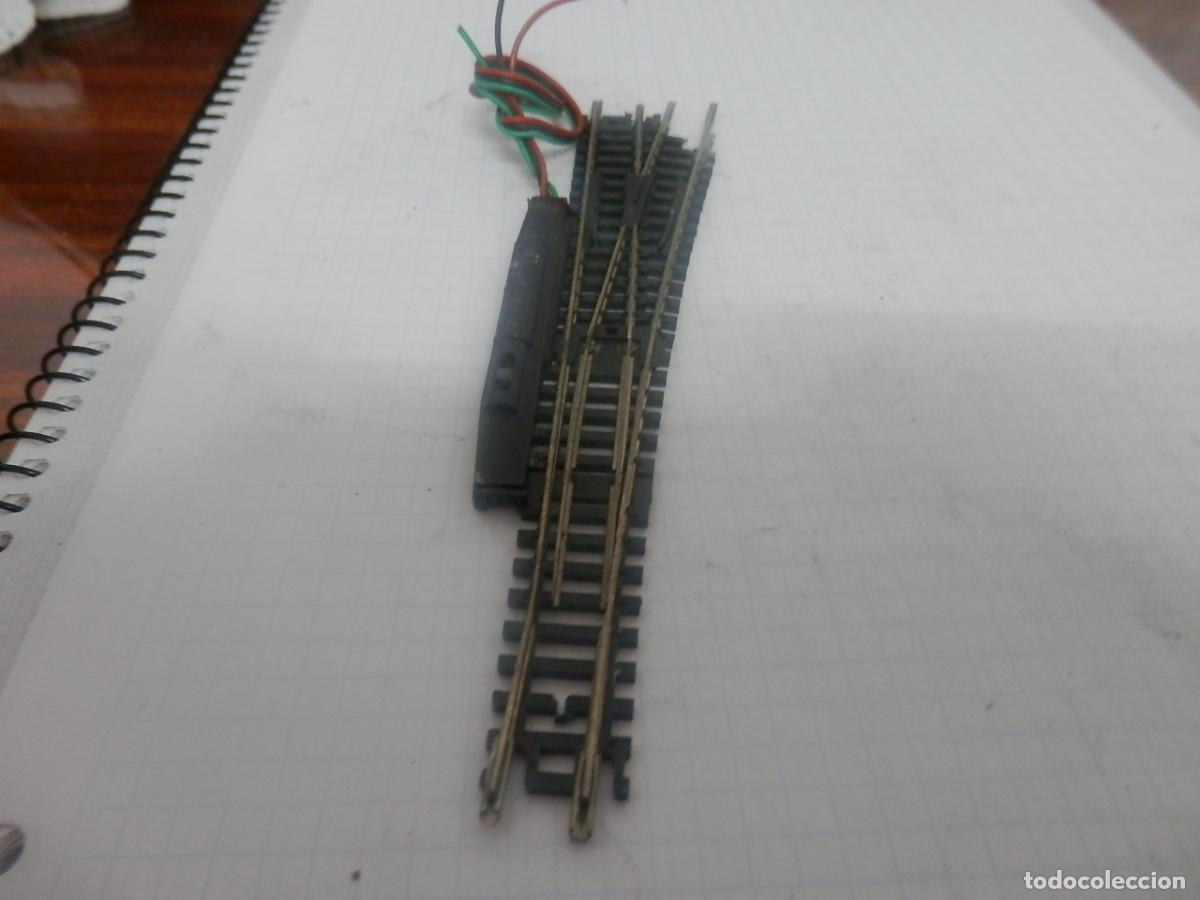 Trenes escala: DESVIO ELECTRICO DERECHO ESCALA N DE ATLAS