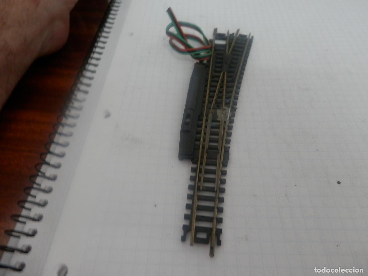 Trenes escala: DESVIO ELECTRICO DERECHO ESCALA N DE ATLAS