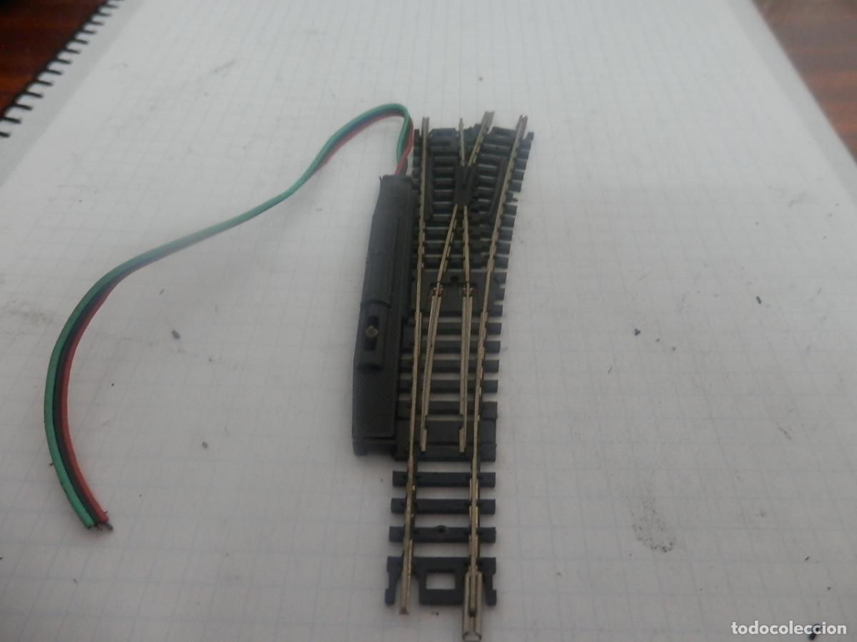 Trenes escala: DESVIO ELECTRICO DERECHO ESCALA N DE ATLAS