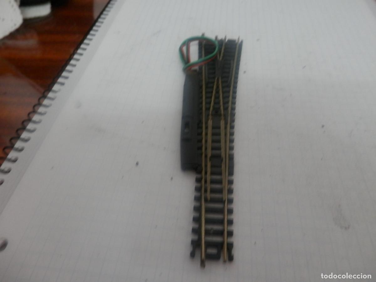 Trenes escala: DESVIO ELECTRICO DERECHO ESCALA N DE ATLAS
