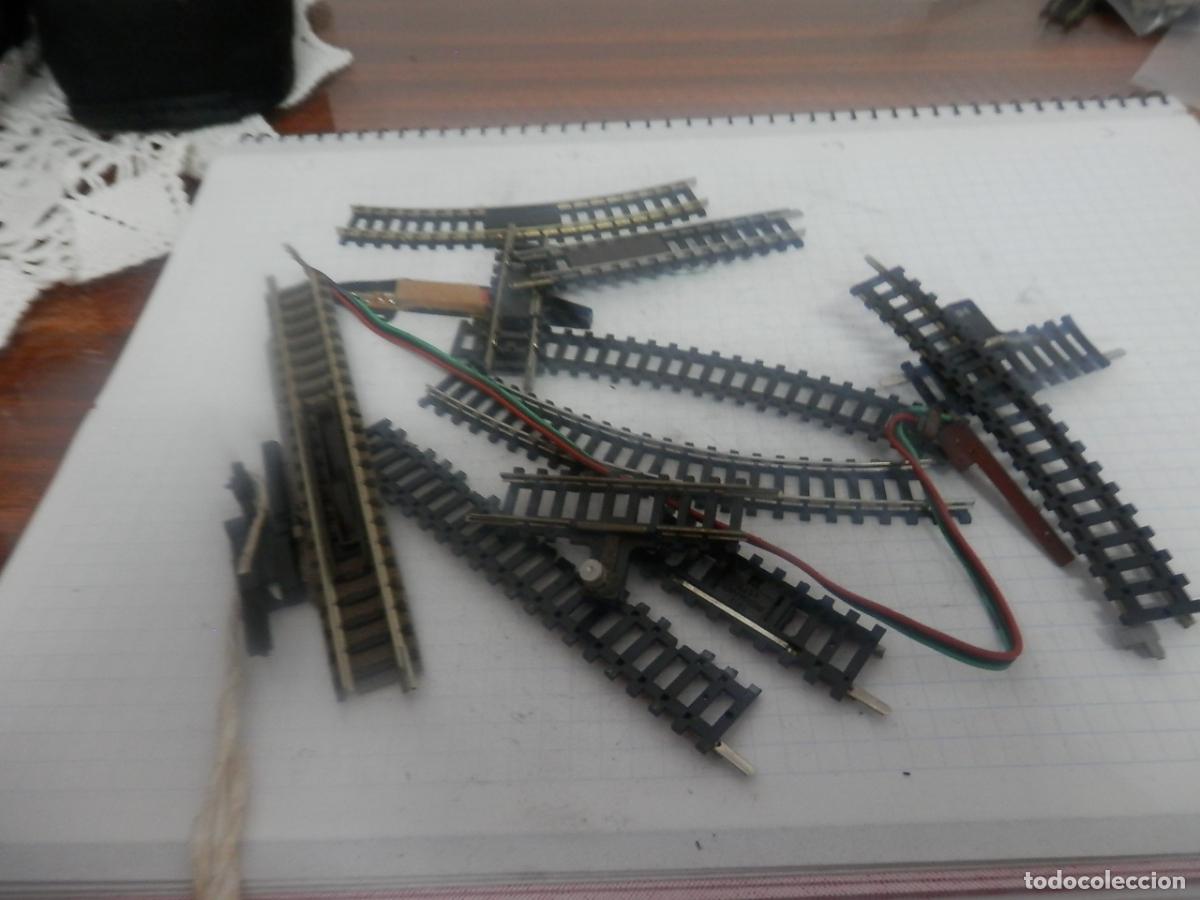 Trenes escala: LOTE VIAS ESCALA N DE MINITRIX