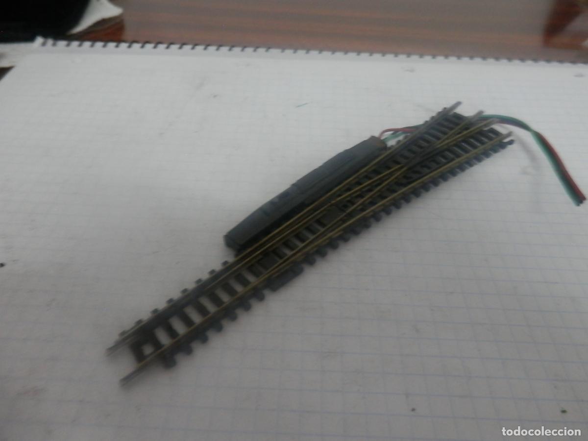 Trenes escala: DESVIO ELECTRICO DERECHO ESCALA N ATLAS