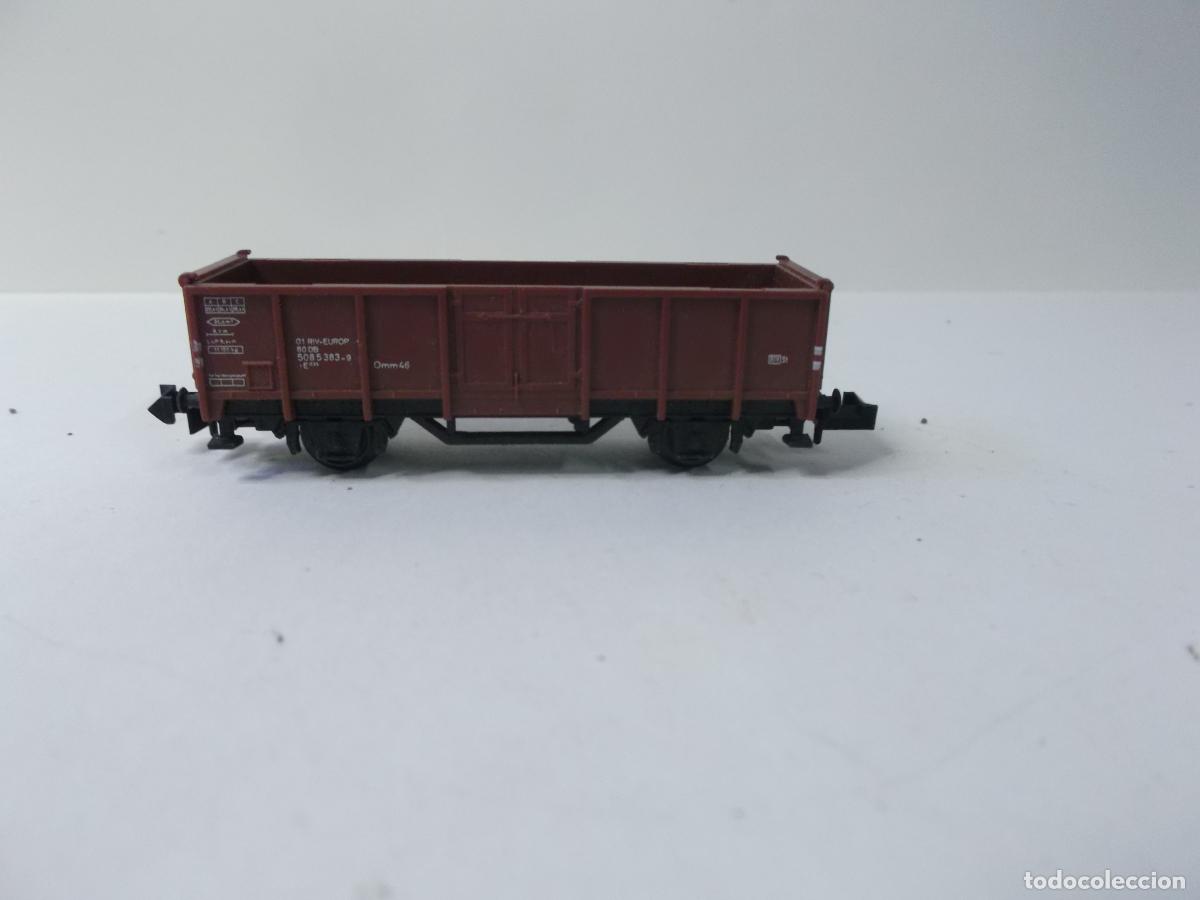 Trenes escala: VAGON BORDE ALTO ESCALA N DE MINITRIX