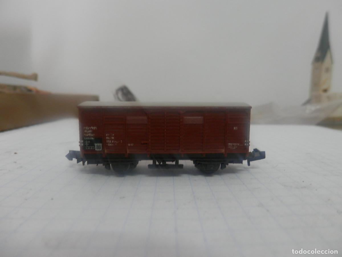 Trenes escala: VAGON CERRADO ESCALA N DE MINITRIX