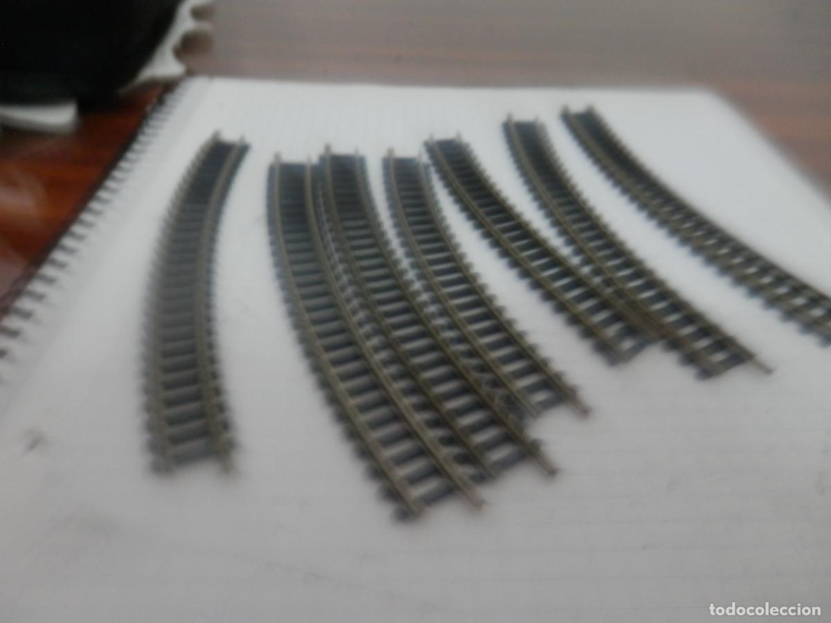 Trenes escala: LOTE CURVAS ESCALA N DE MINITRIX - Foto 4