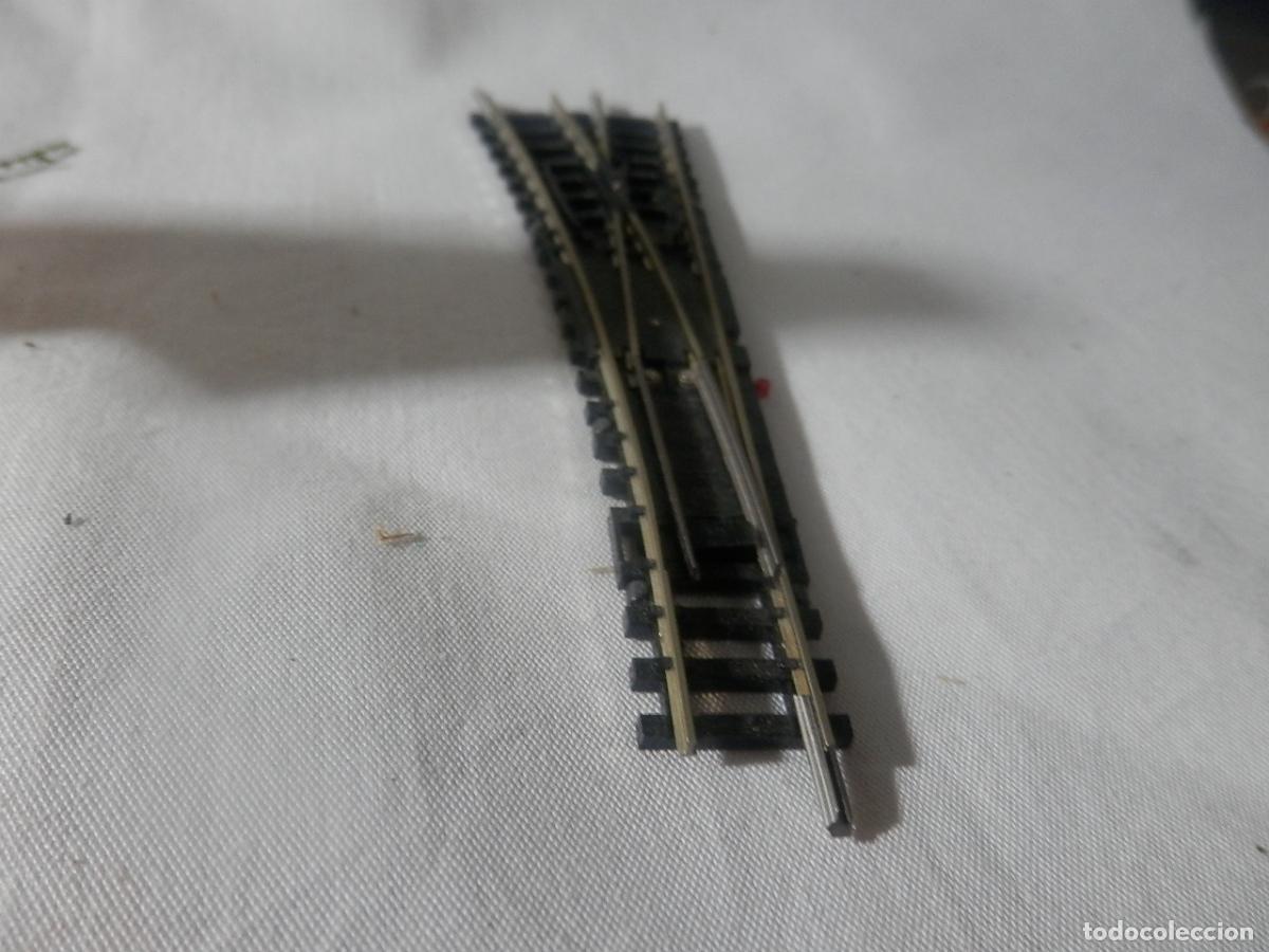 Trenes escala: DESVIO MANUAL IZQUIERDO ESCALA N DE MINITRIX