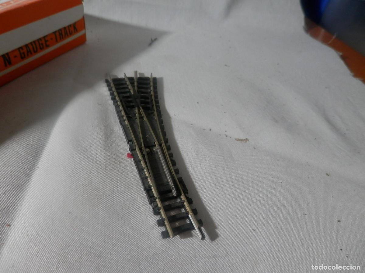 Trenes escala: DESVIO MANUAL DERECHO ESCALA N DE MINITRIX