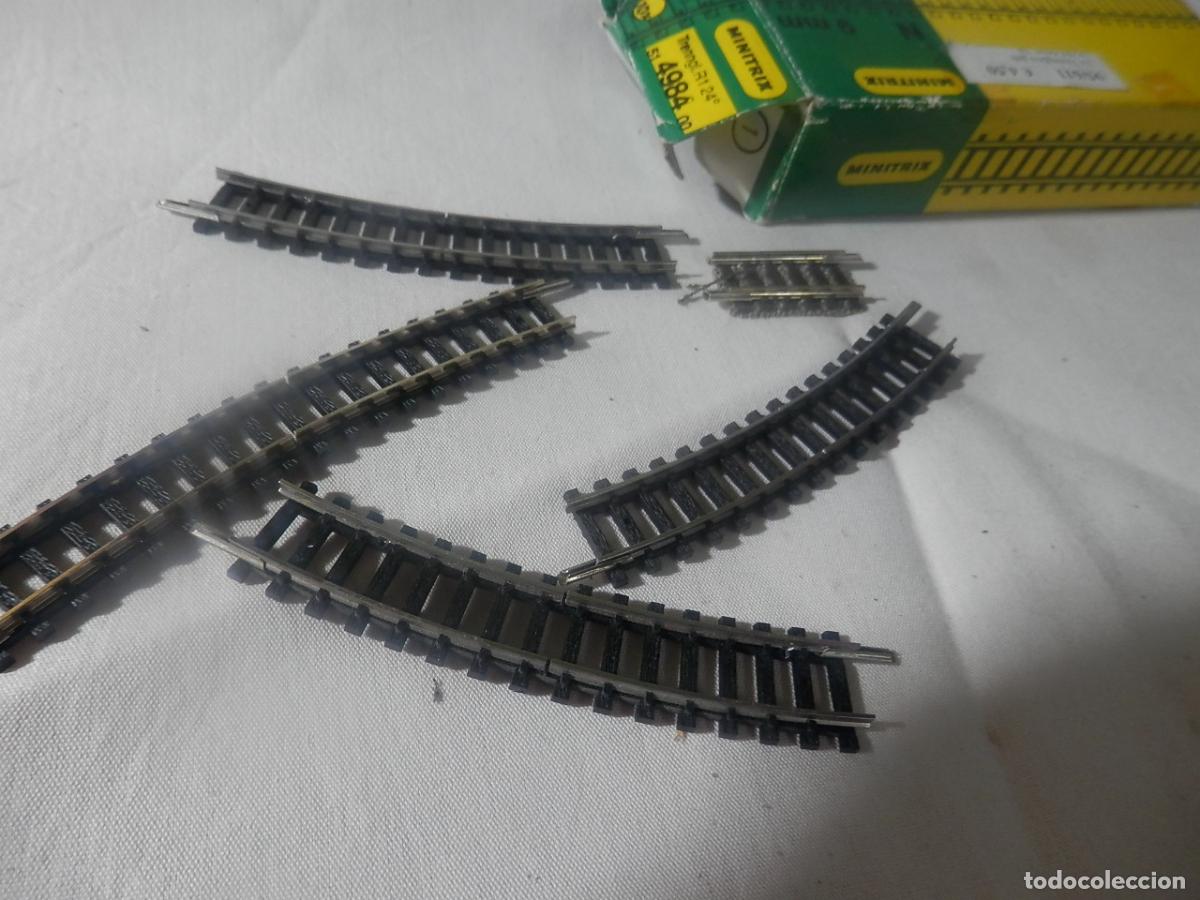 Trenes escala: LOTE VIAS CURVAS ESCALA N DE MINITRIX