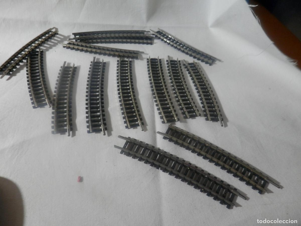 Trenes escala: LOTE VIAS CURVAS REF 4924 ESCALA N DE MINITRIX