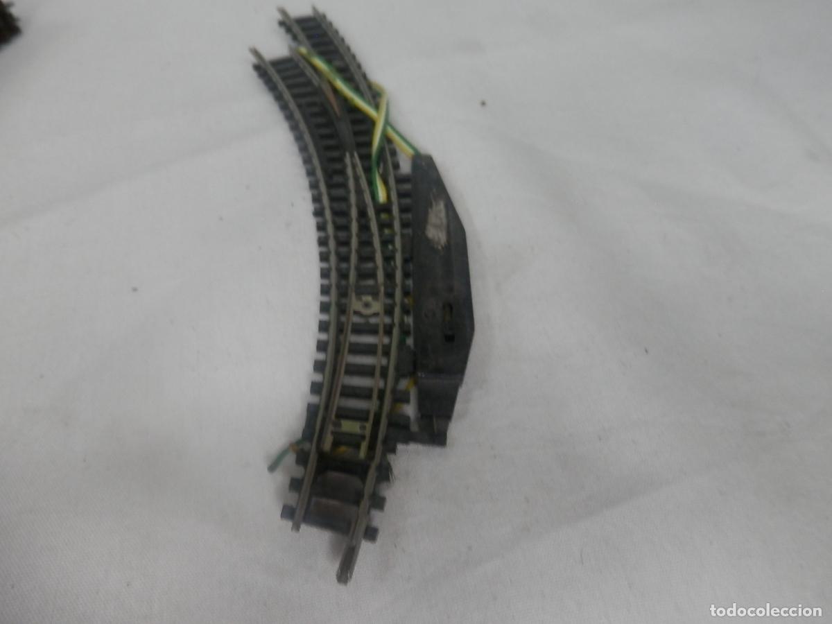 Trenes escala: DESVIO ELECTRICO EN CURVA ESCALA N DE MINITRIX