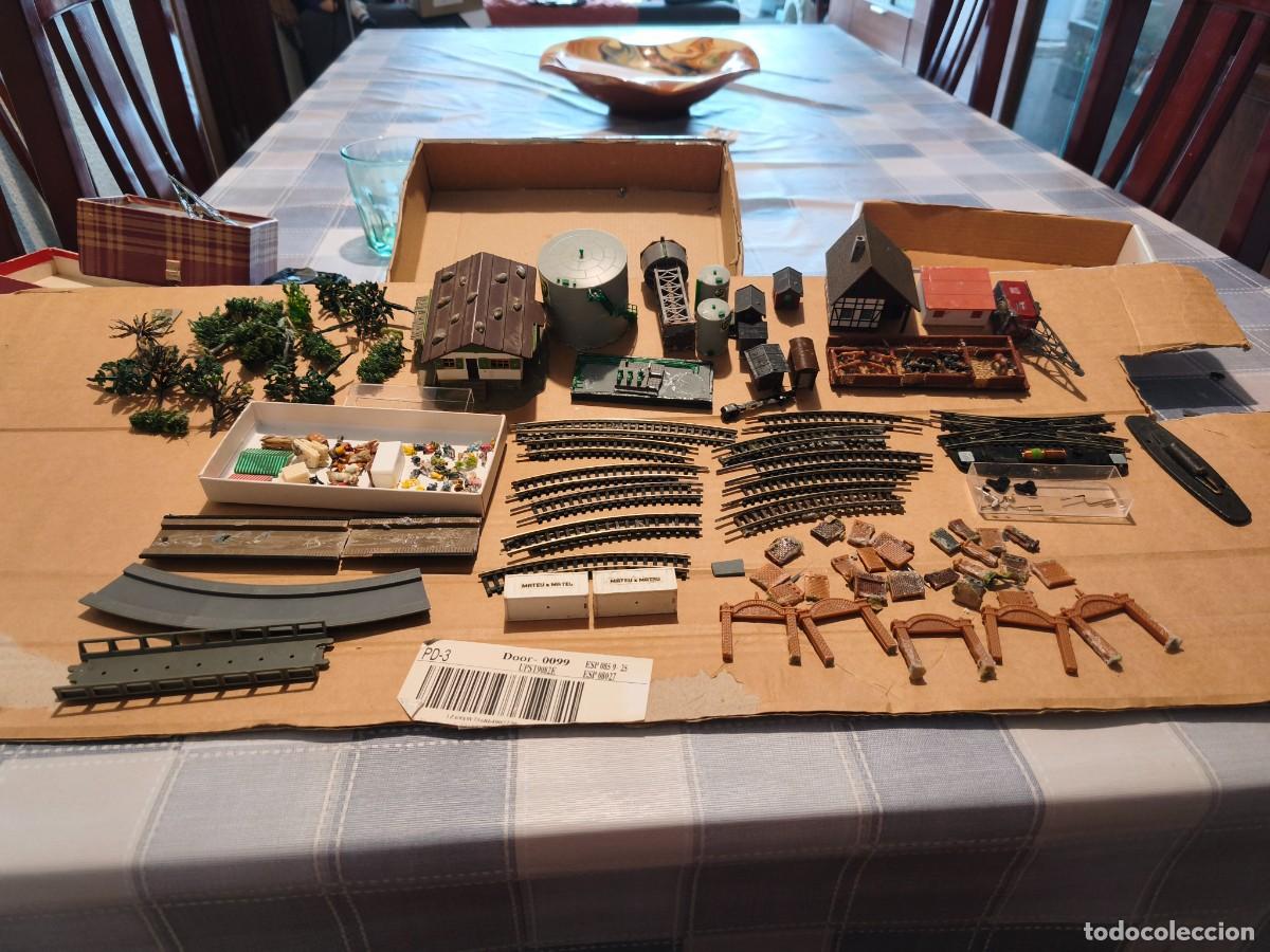 Trenes escala: Lote de varios escala N recuperado de maqueta mirar fotos