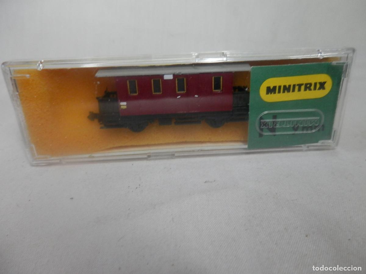 Trenes escala: VAGON PASAJEROS ESCALA N DE MINITRIX - Foto 4