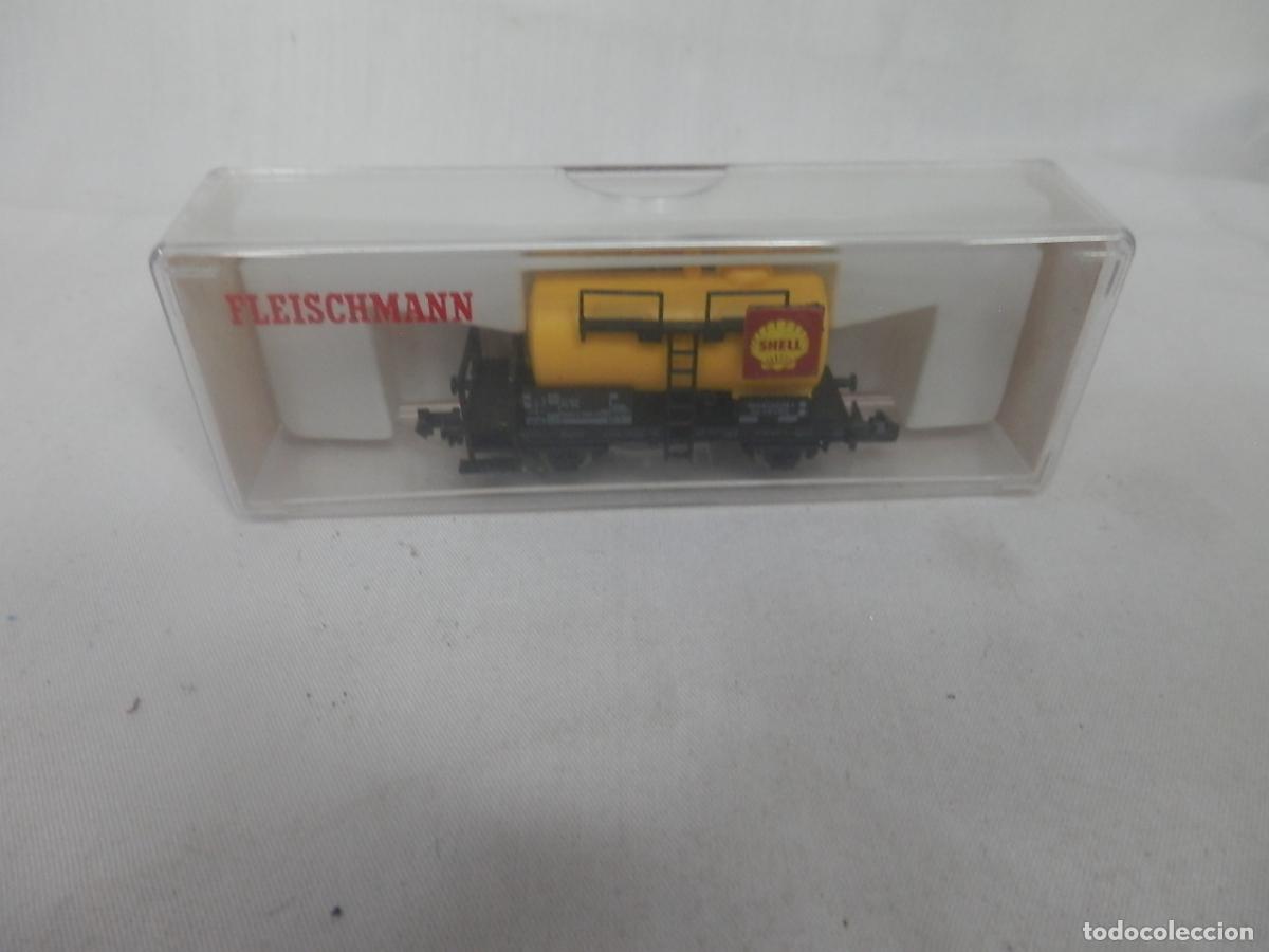 Trenes escala: VAGON CISTERNA ESCALAN DE FLEISCHMANN - Foto 6