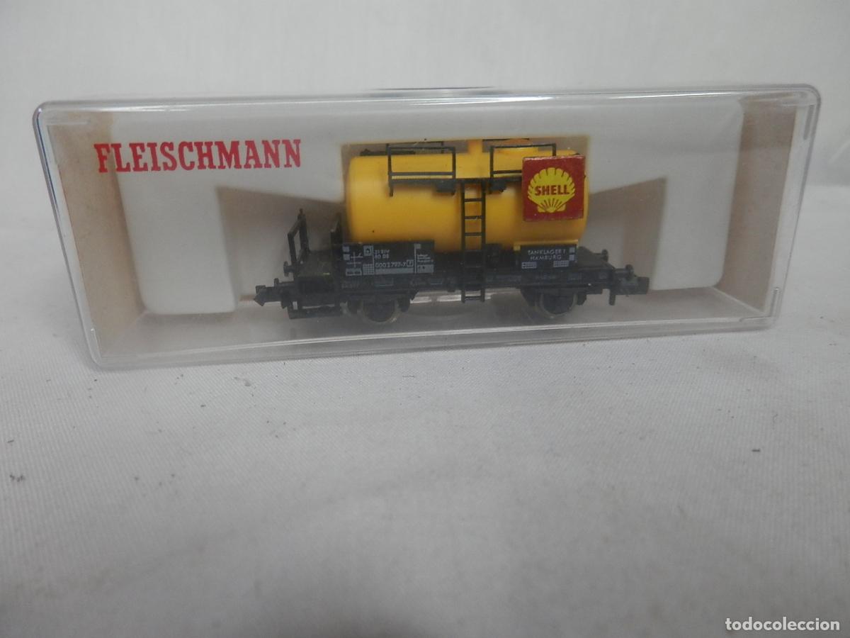 Trenes escala: VAGON CISTERNA ESCALAN DE FLEISCHMANN - Foto 7