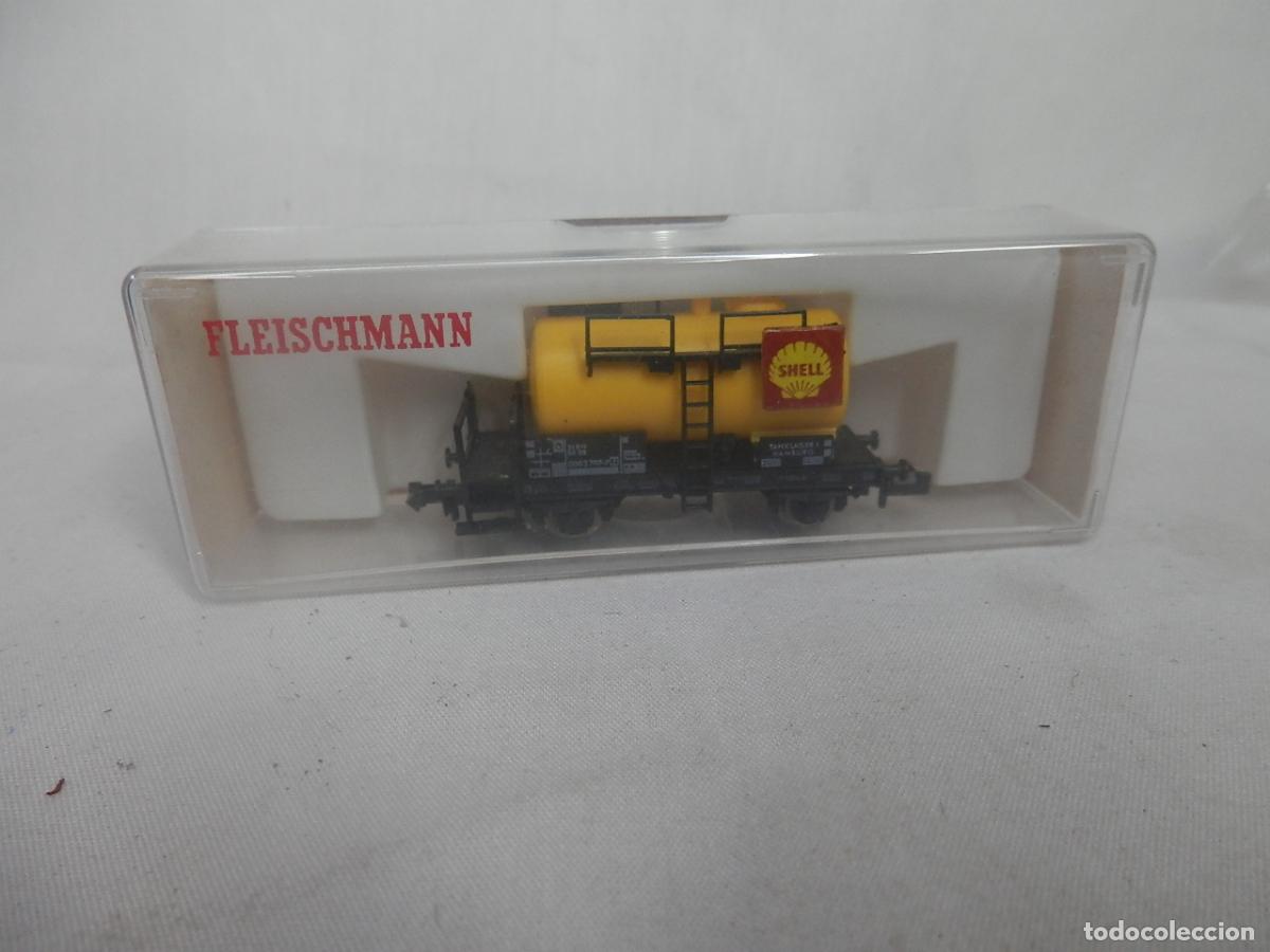 Trenes escala: VAGON CISTERNA ESCALAN DE FLEISCHMANN - Foto 1