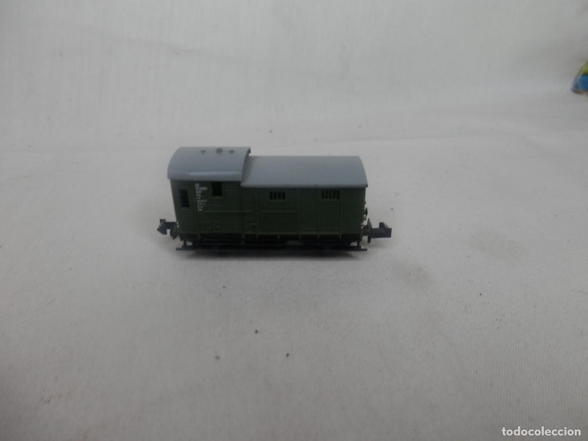Trenes escala: VAGON FURGON ESCALA N DE MINITRIX