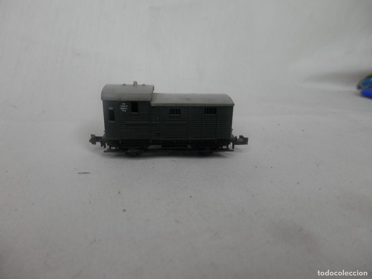 Trenes escala: VAGON FURGON ESCALA N DE MINITRIX