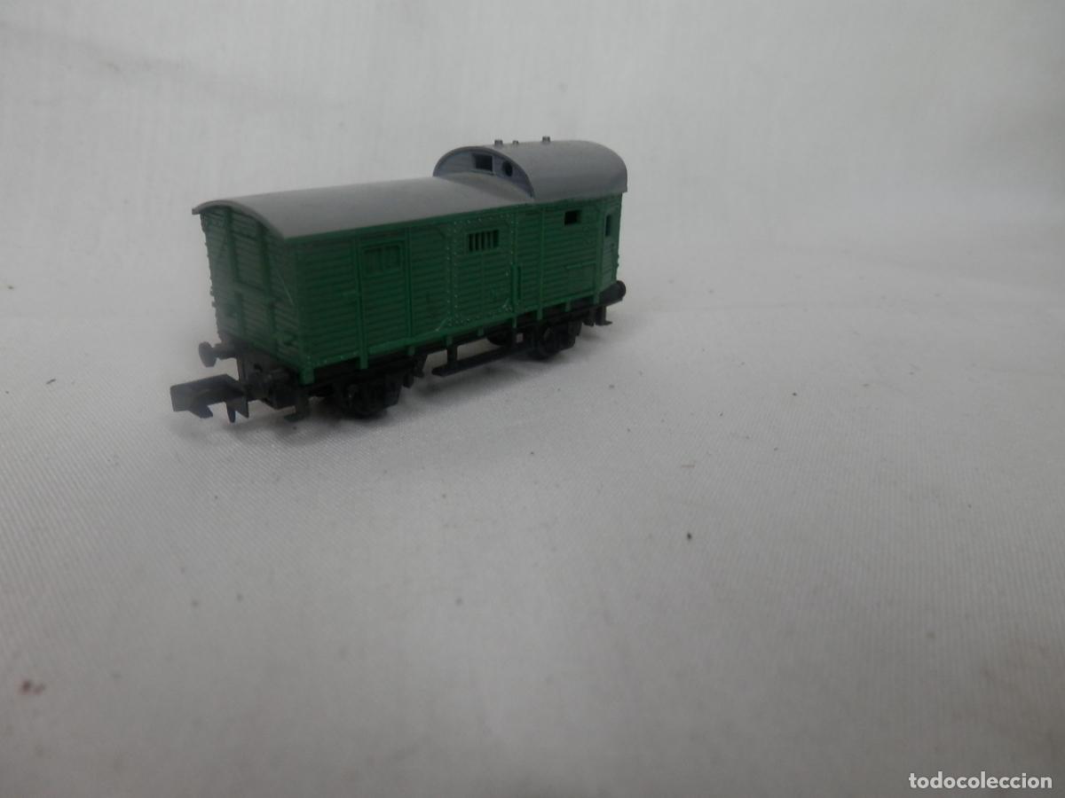 Trenes escala: VAGON FURGON ESCALA N DE MINITRIX