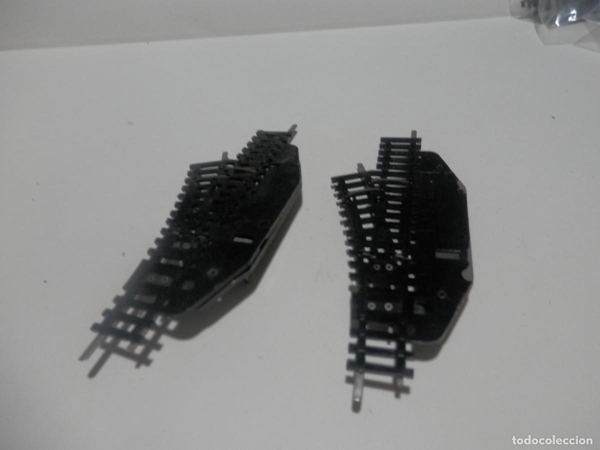 Trenes escala: LOTE DESVIOS ESCALA N DE MINITRIX - Foto 2