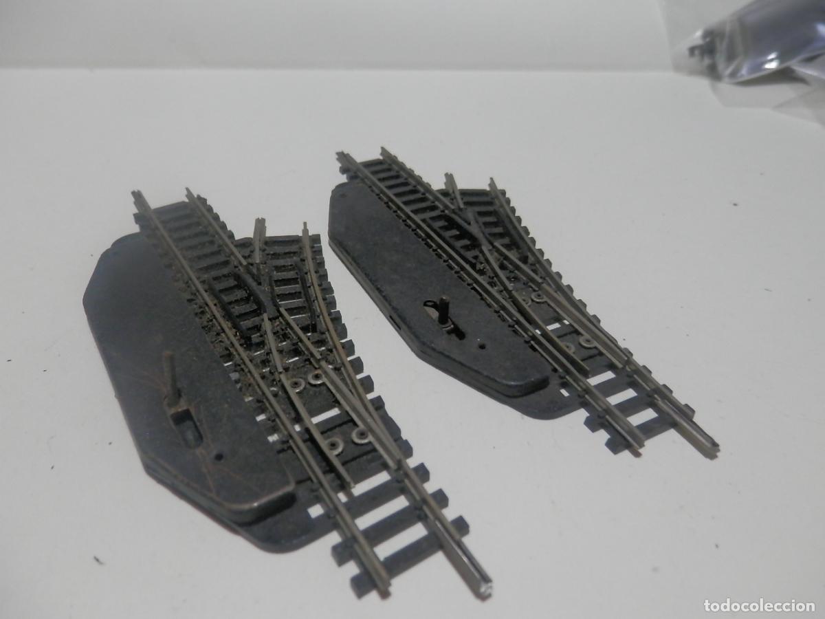 Trenes escala: LOTE DESVIOS ESCALA N DE MINITRIX - Foto 4
