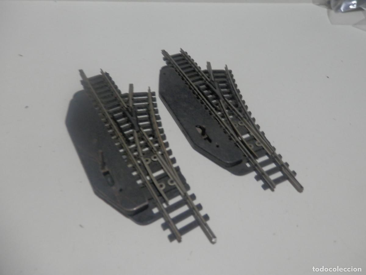 Trenes escala: LOTE DESVIOS ESCALA N DE MINITRIX - Foto 1