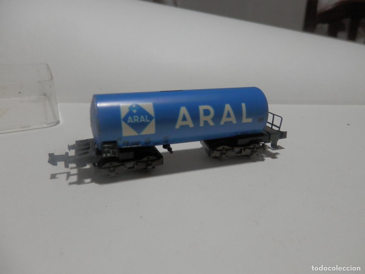 Trenes escala: VAGON CISTERNA ESCALA N DE MINITRIX - Foto 4