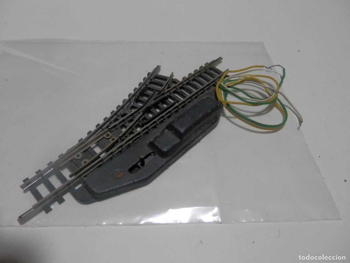 Trenes escala: DESVIO ELECTRICO IZQUIERDO ESCALA N DE MINITRIX