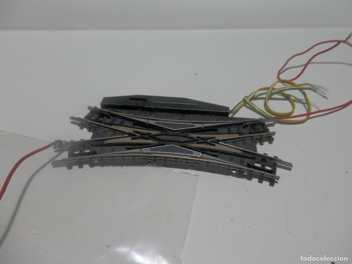 Trenes escala: DESVIO ELECTRICO EN CRUCE ESCALA N DE MINITRIX
