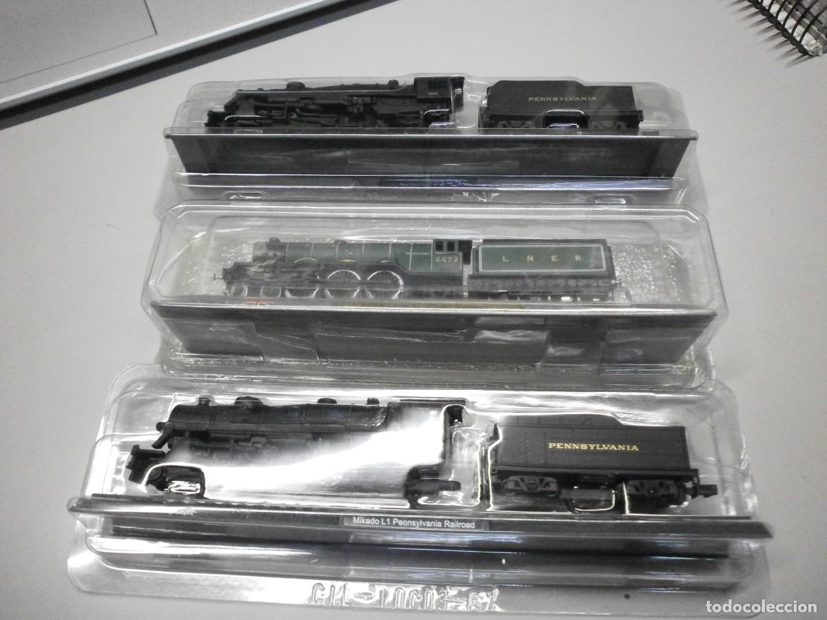 Trenes escala: lote de 3 trenes estaticos escala n nuevos
