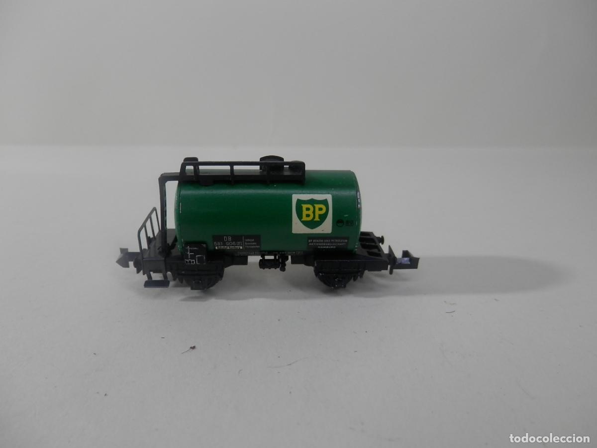 Trenes escala: VAGON CISTERNA BP ESCALA N DE MINITRIX