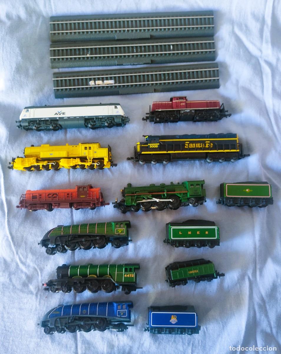 Modelleisenbahnen: LOTE DE LOCOMOTORAS DE TREN MARCA CIL ESCALA N 1:160 (MAQUETA)