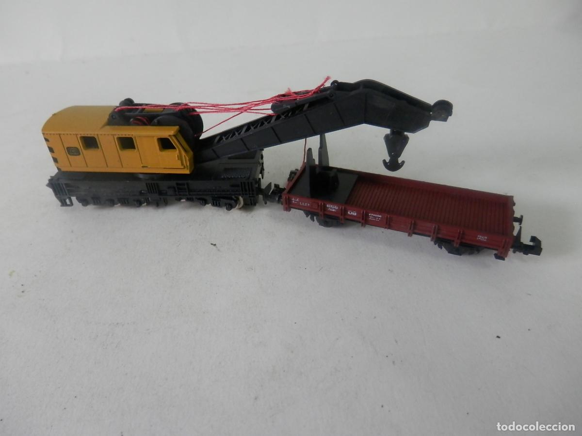 Trenes escala: GRUA ESCALA N DE MINITRIX - Foto 3
