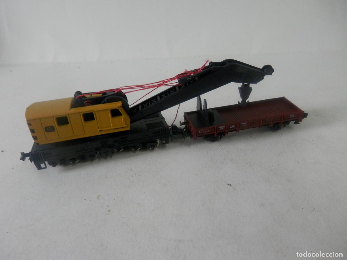 Trenes escala: GRUA ESCALA N DE MINITRIX - Foto 5
