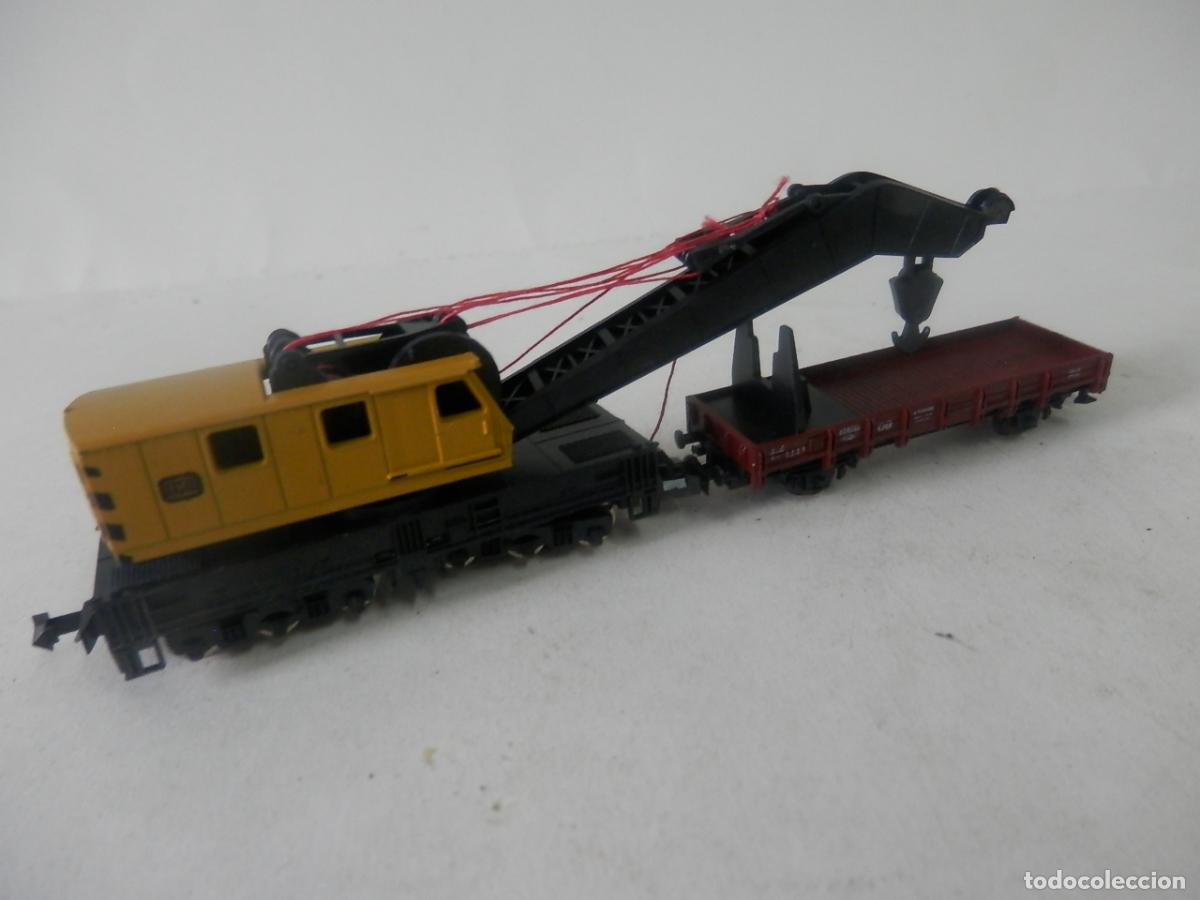 Trenes escala: GRUA ESCALA N DE MINITRIX - Foto 7