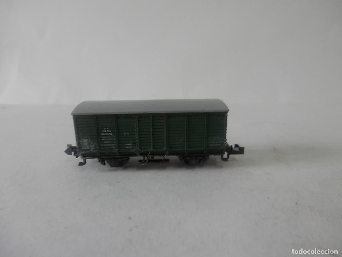 Trenes escala: VAGON CERRADO ESCALA N DE MINITRIX